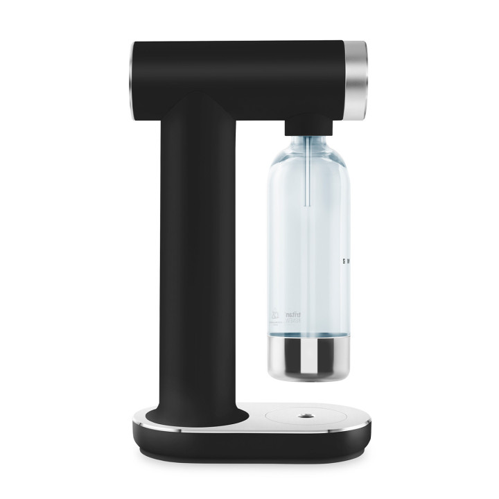 Machine à eau gazeuse et soda SMEG SKC01BLM -  Noir mat 1L | Ménachoc