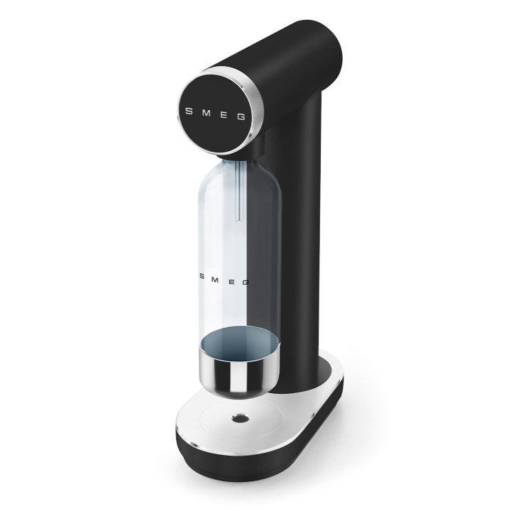 Machine à eau gazeuse et soda SMEG SKC01BLM -  Noir mat 1L | Ménachoc