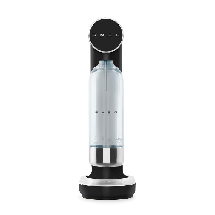 Machine à eau gazeuse et soda SMEG SKC01BLM -  Noir mat 1L | Ménachoc