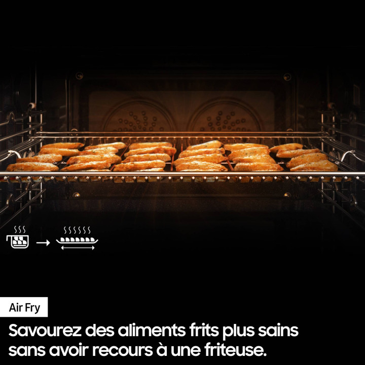 Four Bespoke AI™ Série 6 Dual Cook Flex™ SAMSUNG NV7B6799AAK - 76L | Ménachoc