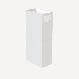 Extension de cheminée FALMEC (partie haute + partie basse) 78cm en inox blanc