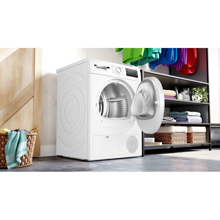 Sèche linge pompe à chaleur BOSCH Série 4 WTH8300DFR - 8kg | Ménachoc