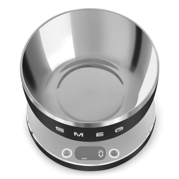 Balance de cuisine SMEG Noir Mat KSC01BLMWW - Livraison rapide & Promo