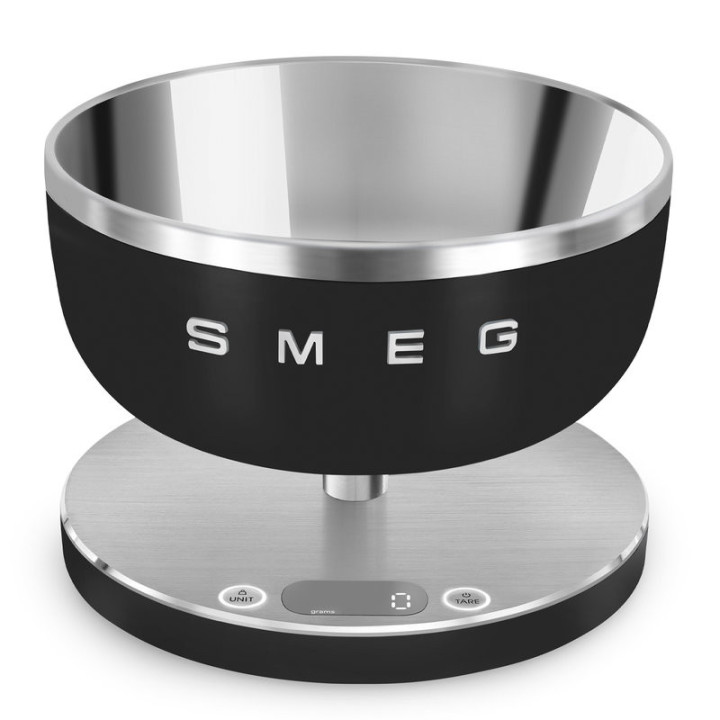 Balance de cuisine SMEG Noir Mat KSC01BLMWW - Livraison rapide & Promo