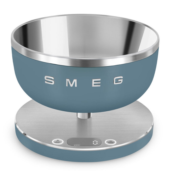 Balance de cuisine SMEG Bleu Orage Mat KSC01SBMWW – Offres & livraison rapide – Ménachoc