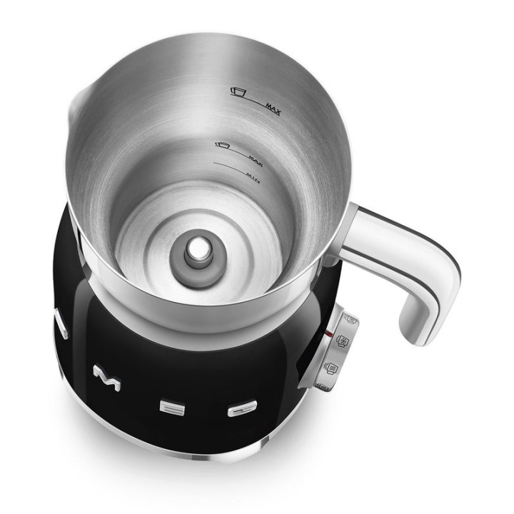 Chocolatière SMEG Noir MFF11BLEU - Multifonction et Mousseur - Ménachoc