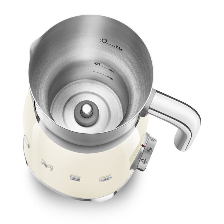 Chocolatière SMEG Crème MFF11CREU – Multifonction & Mousseur | Ménachoc