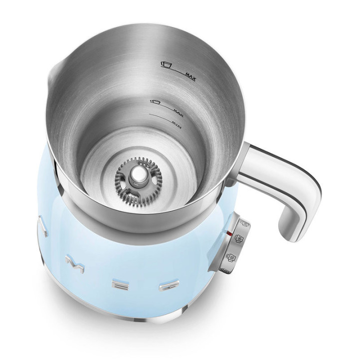 Chocolatière SMEG Bleu Azur MFF11PBEU – Multifonction & Mousseur | Ménachoc