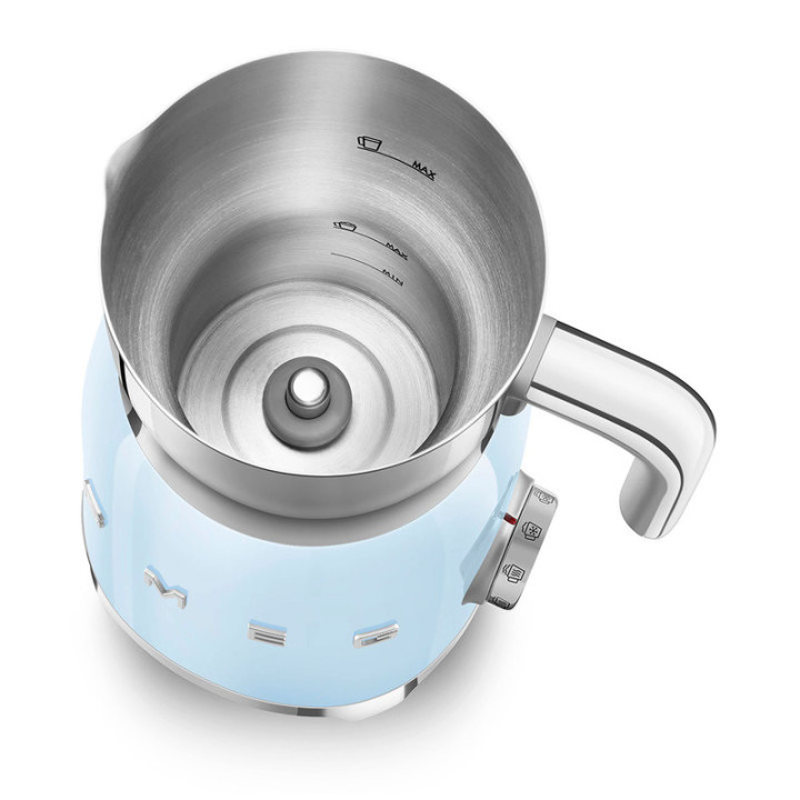 Chocolatière SMEG Bleu Azur MFF11PBEU – Multifonction & Mousseur | Ménachoc