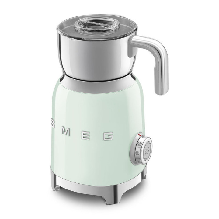 Chocolatière SMEG Vert d’eau MFF11PGEU – Multifonction & Mousseur | Ménachoc