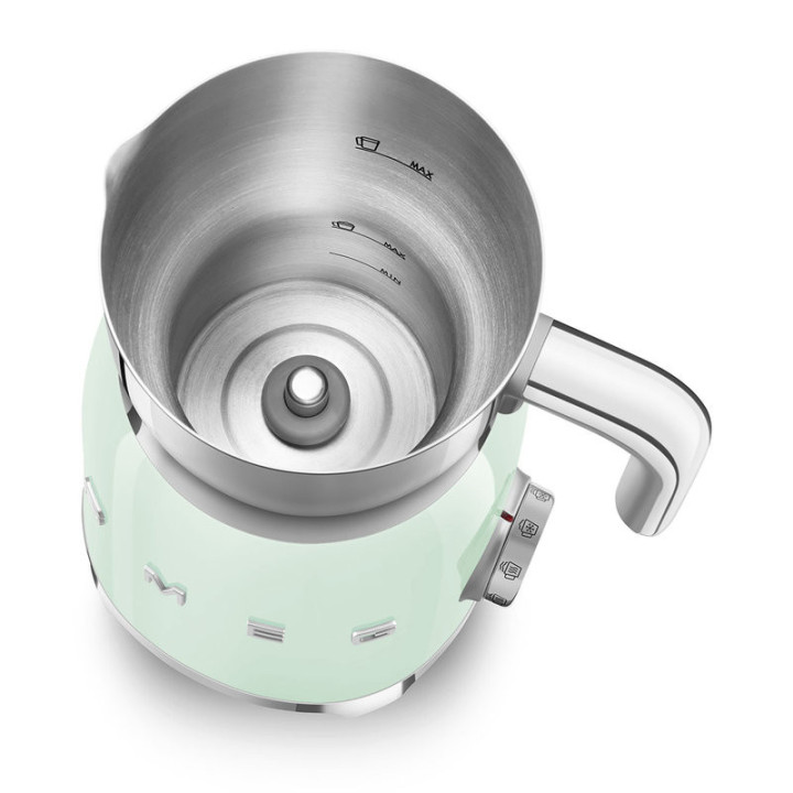 Chocolatière SMEG Vert d’eau MFF11PGEU – Multifonction & Mousseur | Ménachoc