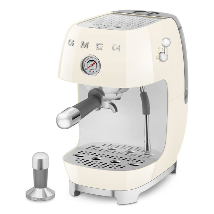 Machine à café SMEG Crème ECF03CREU – Expresso & Cold Brew | Ménachoc