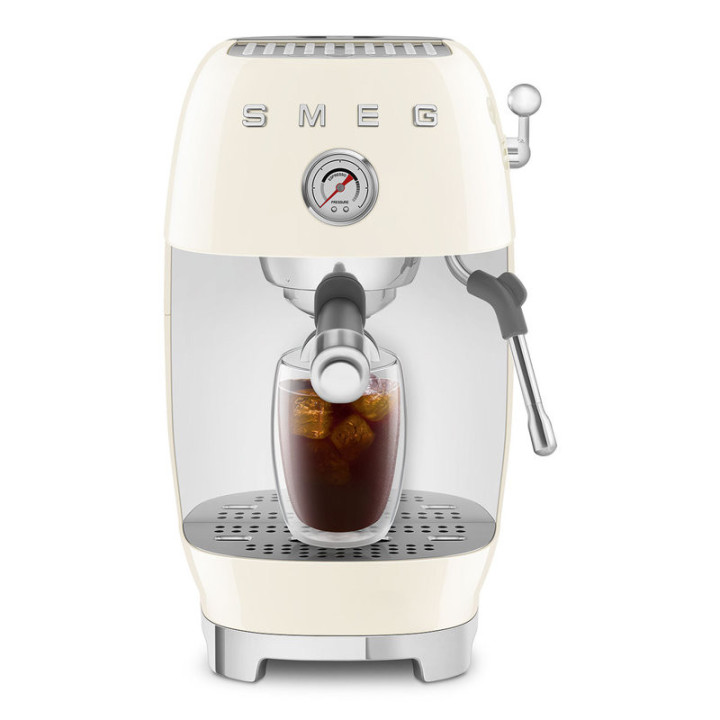 Machine à café SMEG Crème ECF03CREU – Expresso & Cold Brew | Ménachoc