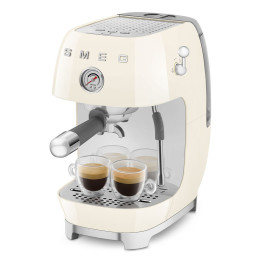 Machine à café SMEG Crème ECF03CREU – Expresso & Cold Brew | Ménachoc