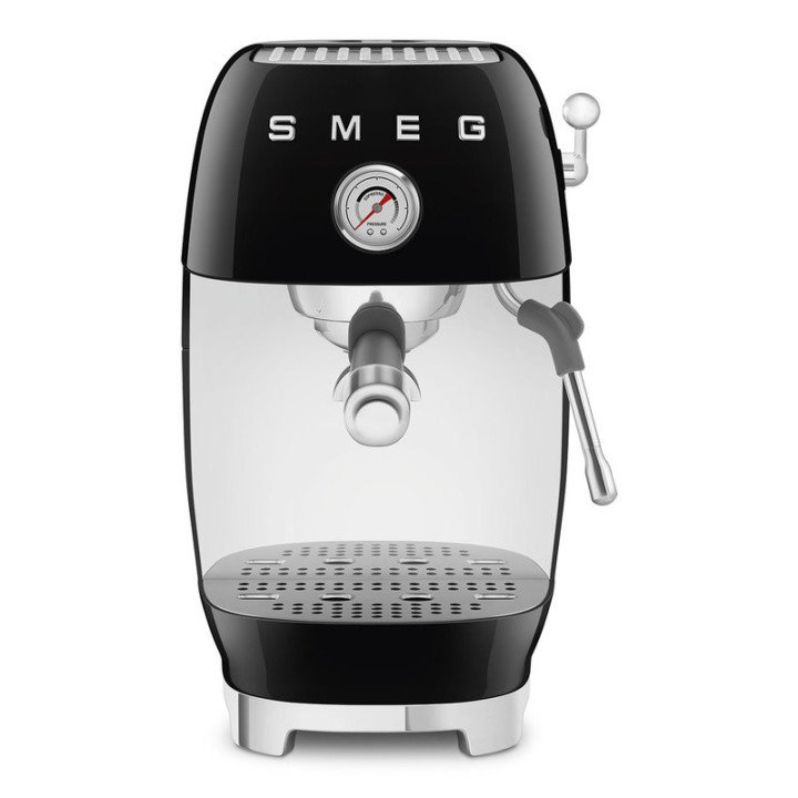 Machine à café SMEG Noir ECF03BLEU – Design Années 50 | Ménachoc