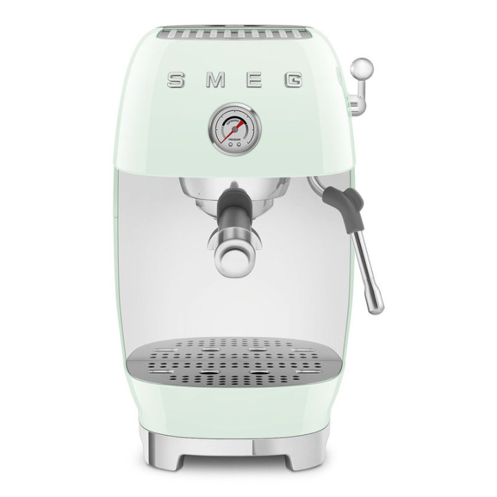 Machine à café SMEG Vert d’eau ECF03PGEU – Expresso & Cold Brew | Ménachoc