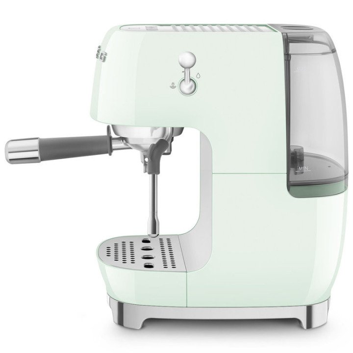 Machine à café SMEG Vert d’eau ECF03PGEU – Expresso & Cold Brew | Ménachoc