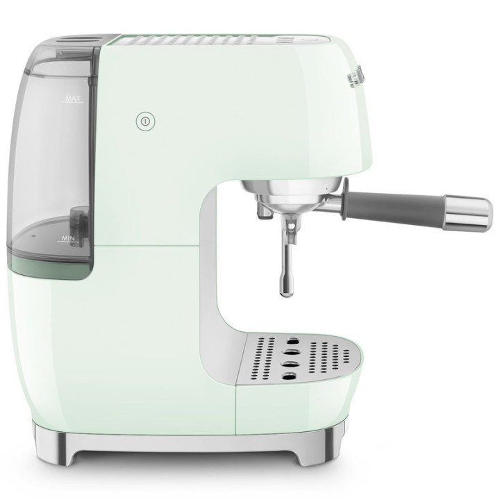 Machine à café SMEG Vert d’eau ECF03PGEU – Expresso & Cold Brew | Ménachoc