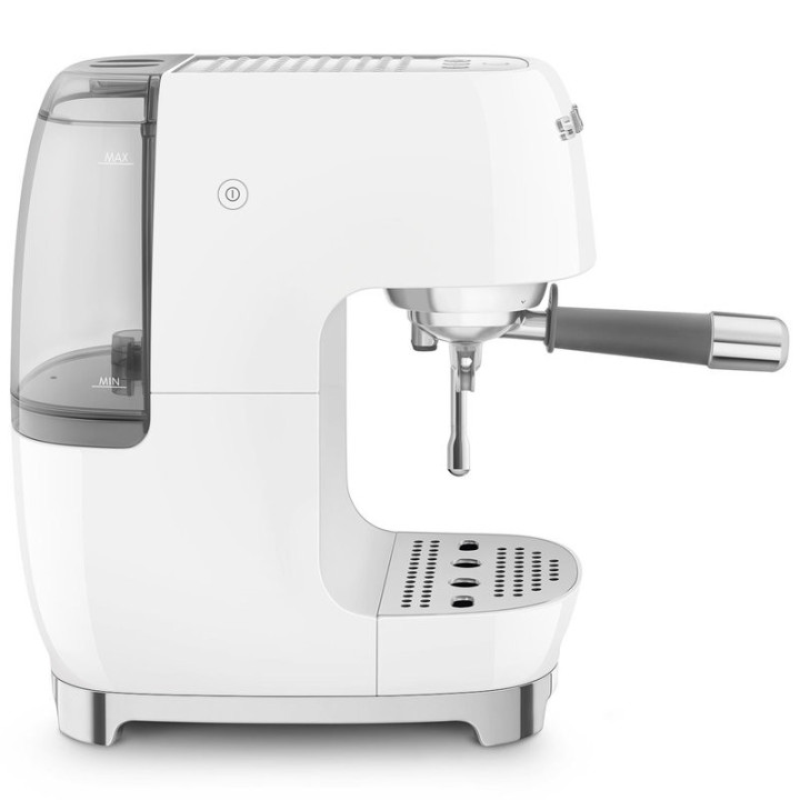 Machine à café SMEG Blanc ECF03WHEU – Élégance & Cold Brew | Ménachoc