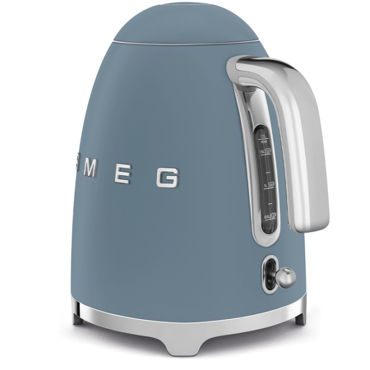 Bouilloire Électrique SMEG KLF03SBMEU Bleu Orage - Design Rétro Années 50