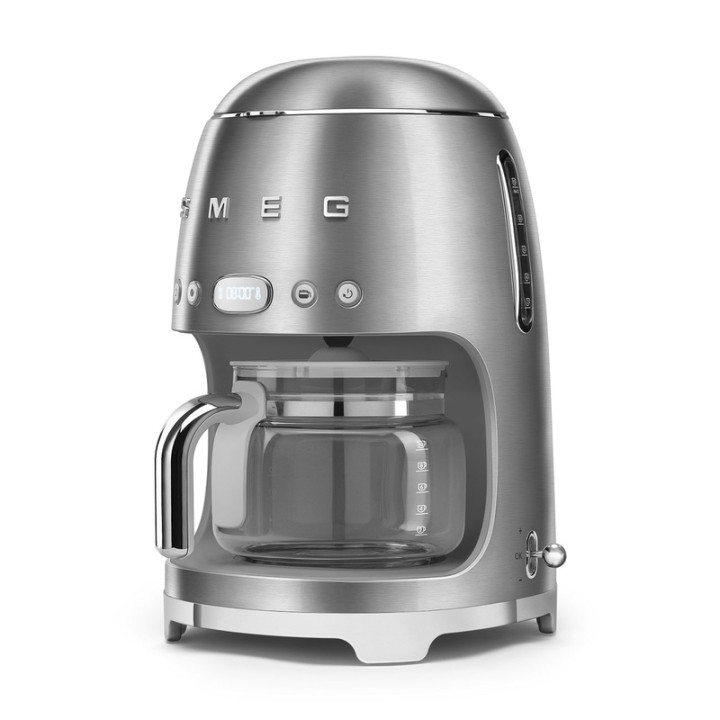 Machine à café filtre SMEG DCF02SSEU Inox - Design rétro et fonctionnalités modernes