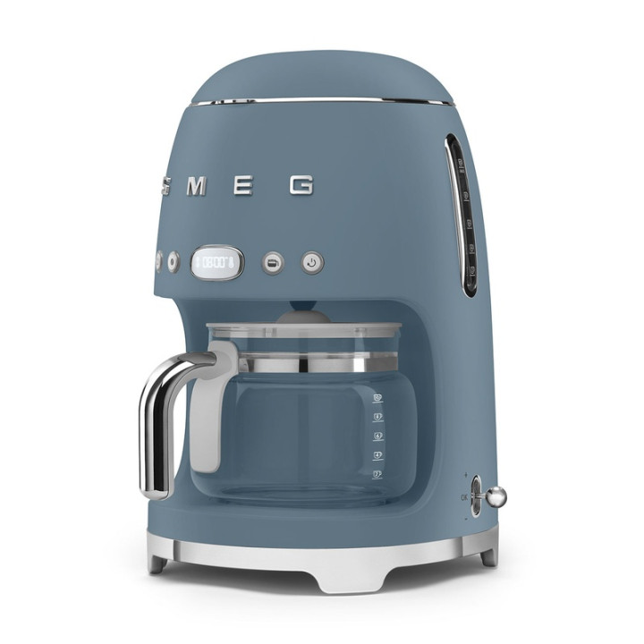 Cafetière filtre SMEG DCF02SBMEU Bleu orage - Style rétro années 50