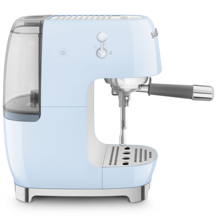 Machine à café Expresso et Cold Brew SMEG ECF03PBEU Années 50 Bleu Azur