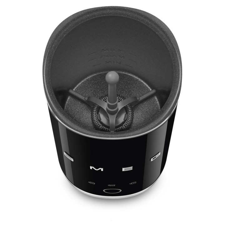 Emulsionneur de lait SMEG MFF02BLEU Noir rétro - Style années 50