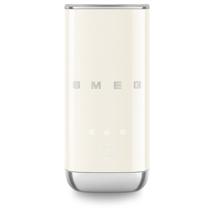 Emulsionneur de lait SMEG MFF02CREU - Design rétro années 50 crème