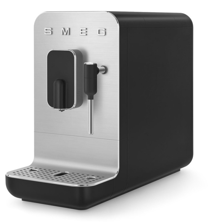 Machine à café automatique SMEG BCC12BLMEU Noir Mat - Broyeur intégré et Design élégant