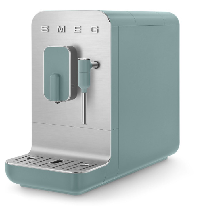 Machine à café automatique SMEG BCC12EGMEU Vert Émeraude Mat - Design compact et élégant
