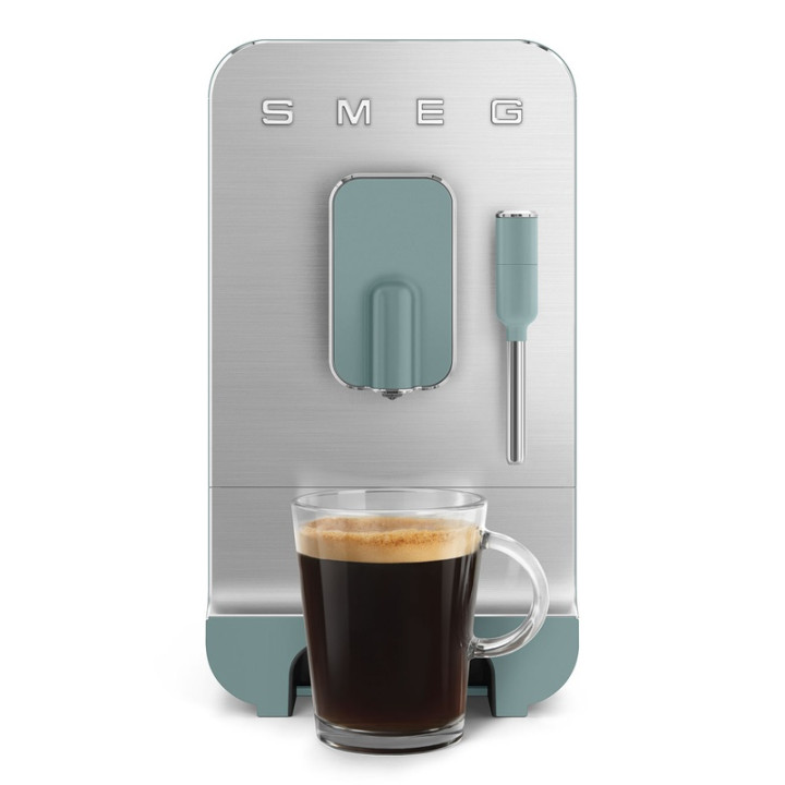 Machine à café automatique SMEG BCC12EGMEU Vert Émeraude Mat - Design compact et élégant