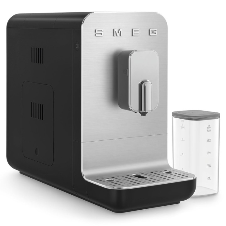 Machine à café automatique SMEG BCC13BLMEU Noir Mat avec Broyeur Intégré