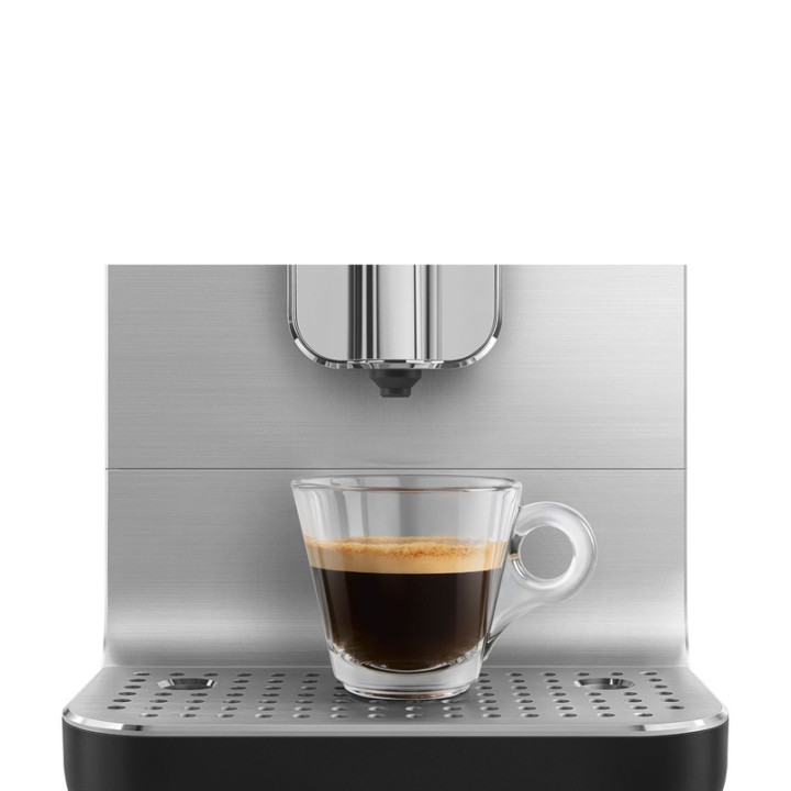 Machine à café automatique SMEG BCC13BLMEU Noir Mat avec Broyeur Intégré