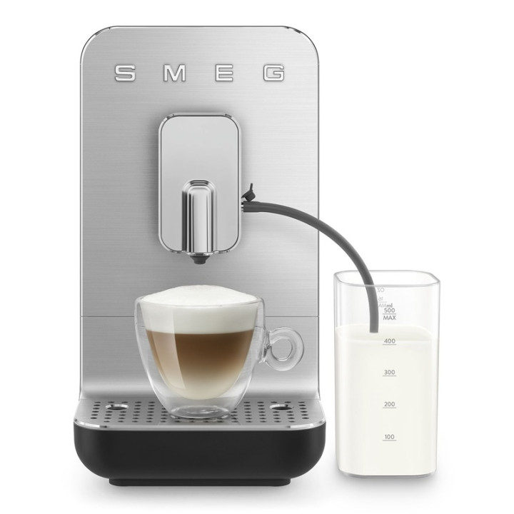 Machine à café automatique SMEG BCC13BLMEU Noir Mat avec Broyeur Intégré