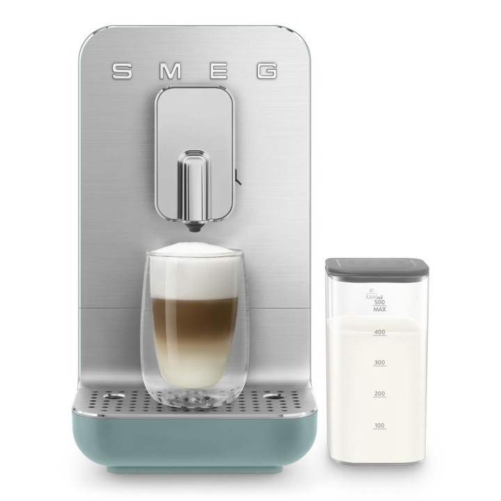 Machine à café automatique SMEG BCC13EGMEU Vert Émeraude Mat avec broyeur intégré