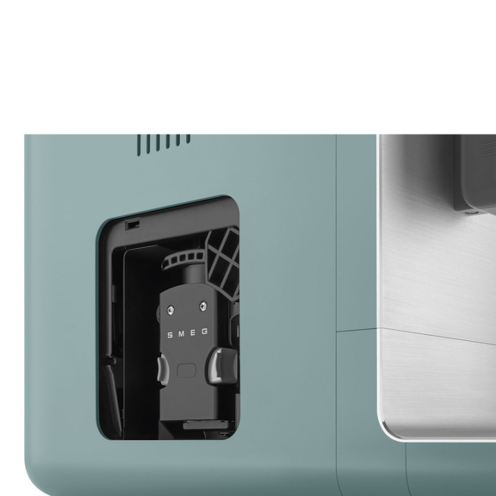 Machine à café automatique SMEG BCC13EGMEU Vert Émeraude Mat avec broyeur intégré