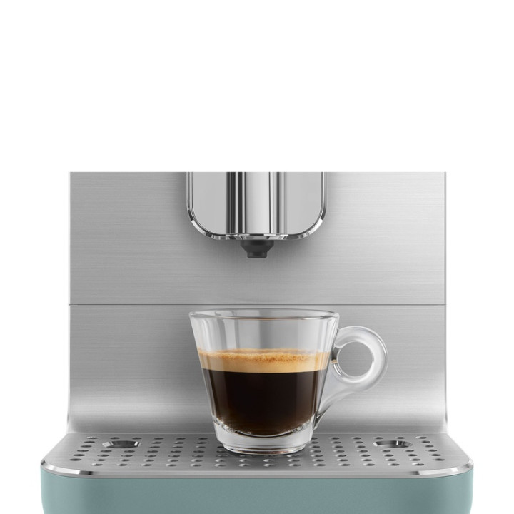Machine à café automatique SMEG BCC13EGMEU Vert Émeraude Mat avec broyeur intégré