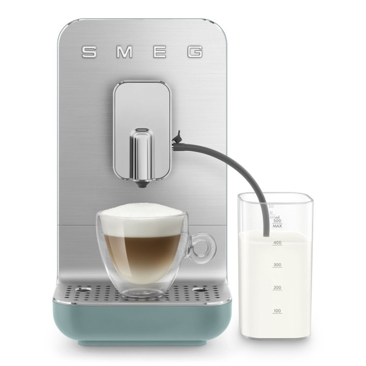 Machine à café automatique SMEG BCC13EGMEU Vert Émeraude Mat avec broyeur intégré