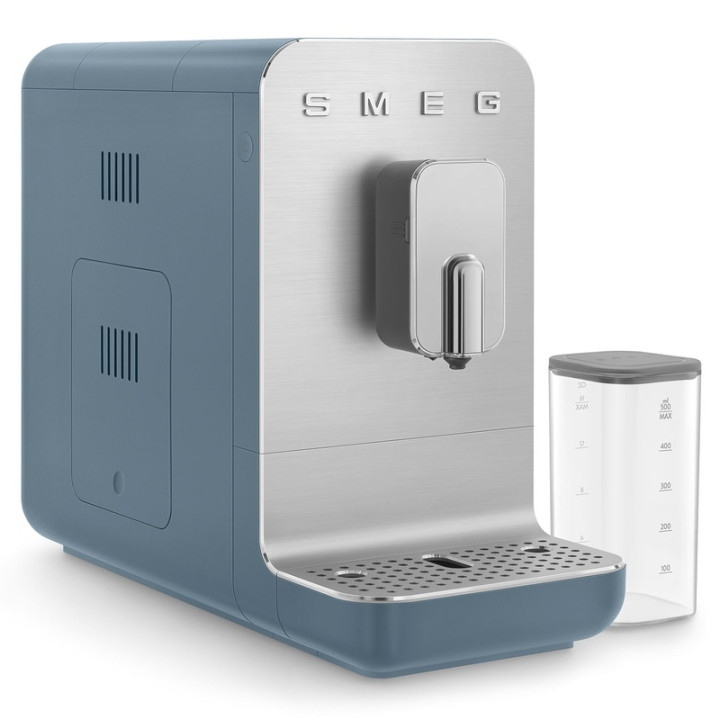 Machine à café automatique SMEG BCC13SBMEU Bleu orage Mat - Expérience café haut de gamme