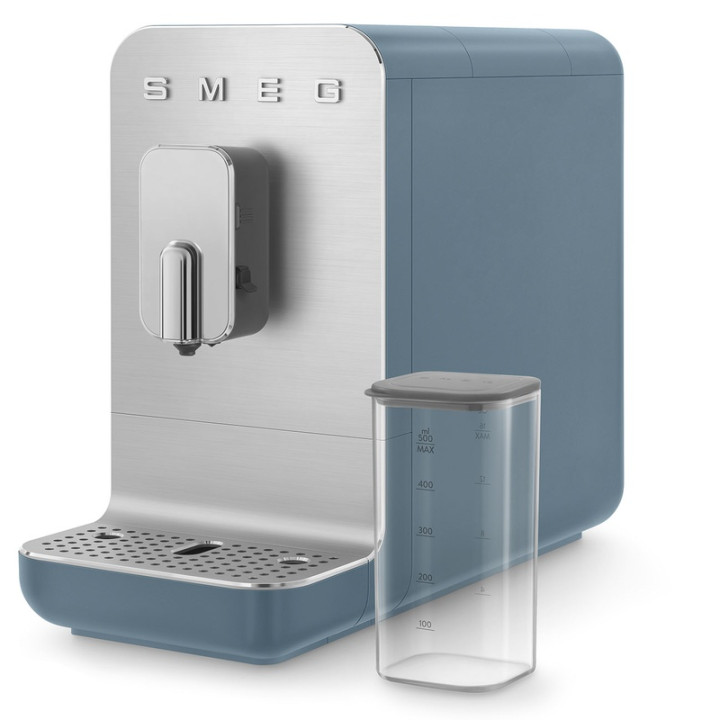 Machine à café automatique SMEG BCC13SBMEU Bleu orage Mat - Expérience café haut de gamme