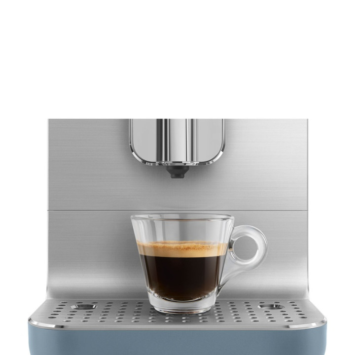Machine à café automatique SMEG BCC13SBMEU Bleu orage Mat - Expérience café haut de gamme