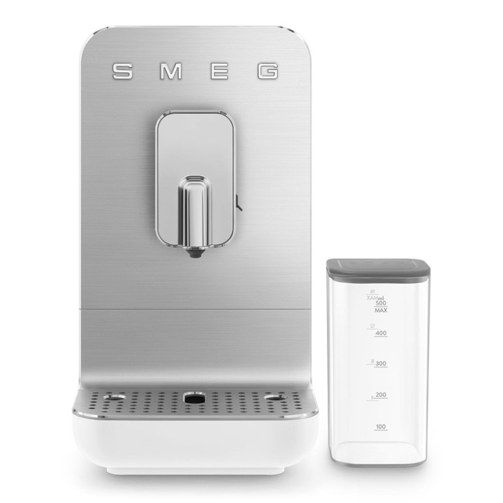 Machine à café automatique SMEG BCC13WHMEU - Blanc Mat avec broyeur intégré