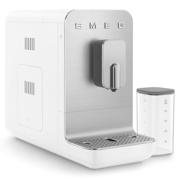 Machine à café automatique SMEG BCC13WHMEU - Blanc Mat avec broyeur intégré