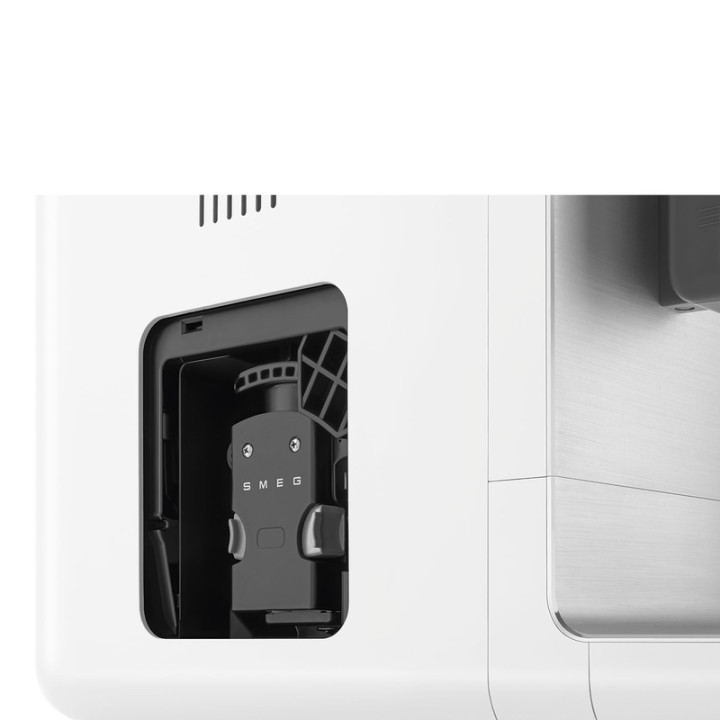 Machine à café automatique SMEG BCC13WHMEU - Blanc Mat avec broyeur intégré