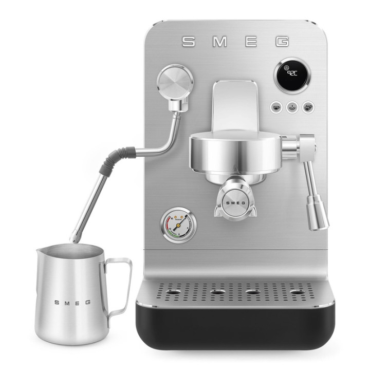 Machine à café Expresso SMEG EMC02BLMEU Noir Mat - Performance barista à domicile
