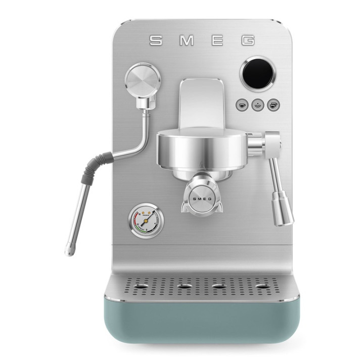 Machine à Café Expresso SMEG EMC02EGMEU Vert Émeraude Mat - Performance Professionnelle
