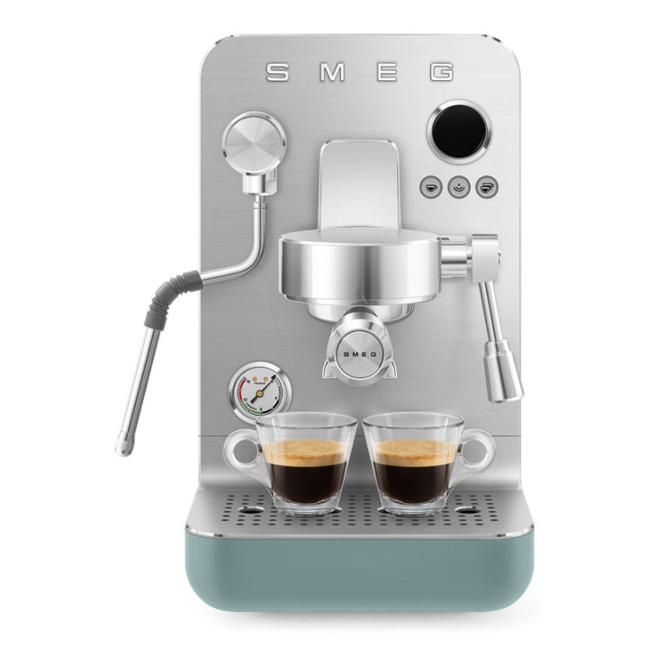 Machine à Café Expresso SMEG EMC02EGMEU Vert Émeraude Mat - Performance Professionnelle