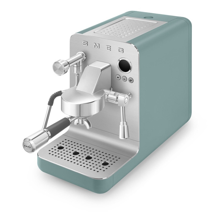 Machine à Café Expresso SMEG EMC02EGMEU Vert Émeraude Mat - Performance Professionnelle