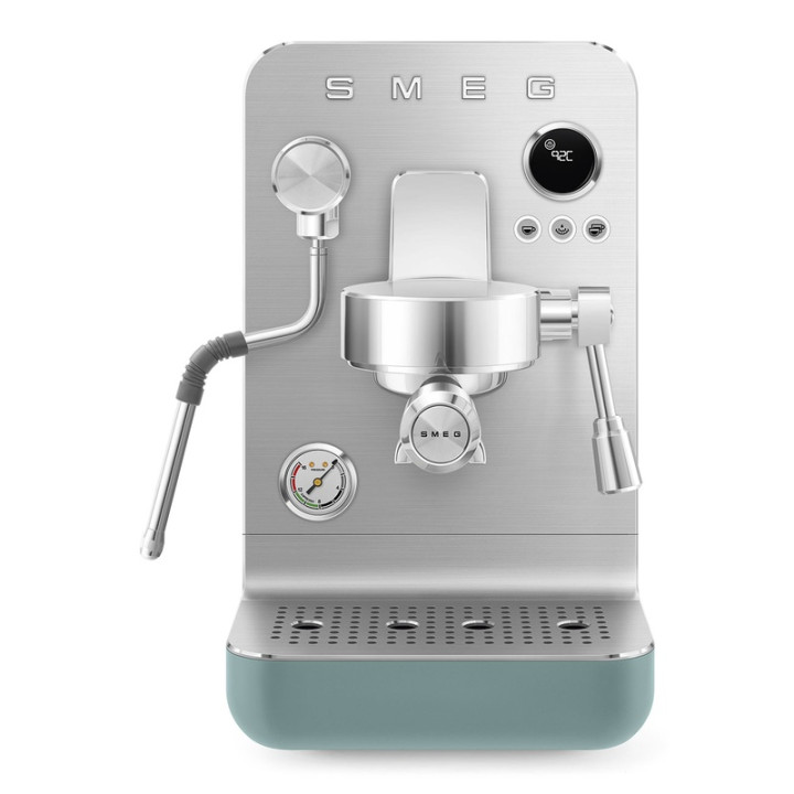 Machine à Café Expresso SMEG EMC02EGMEU Vert Émeraude Mat - Performance Professionnelle